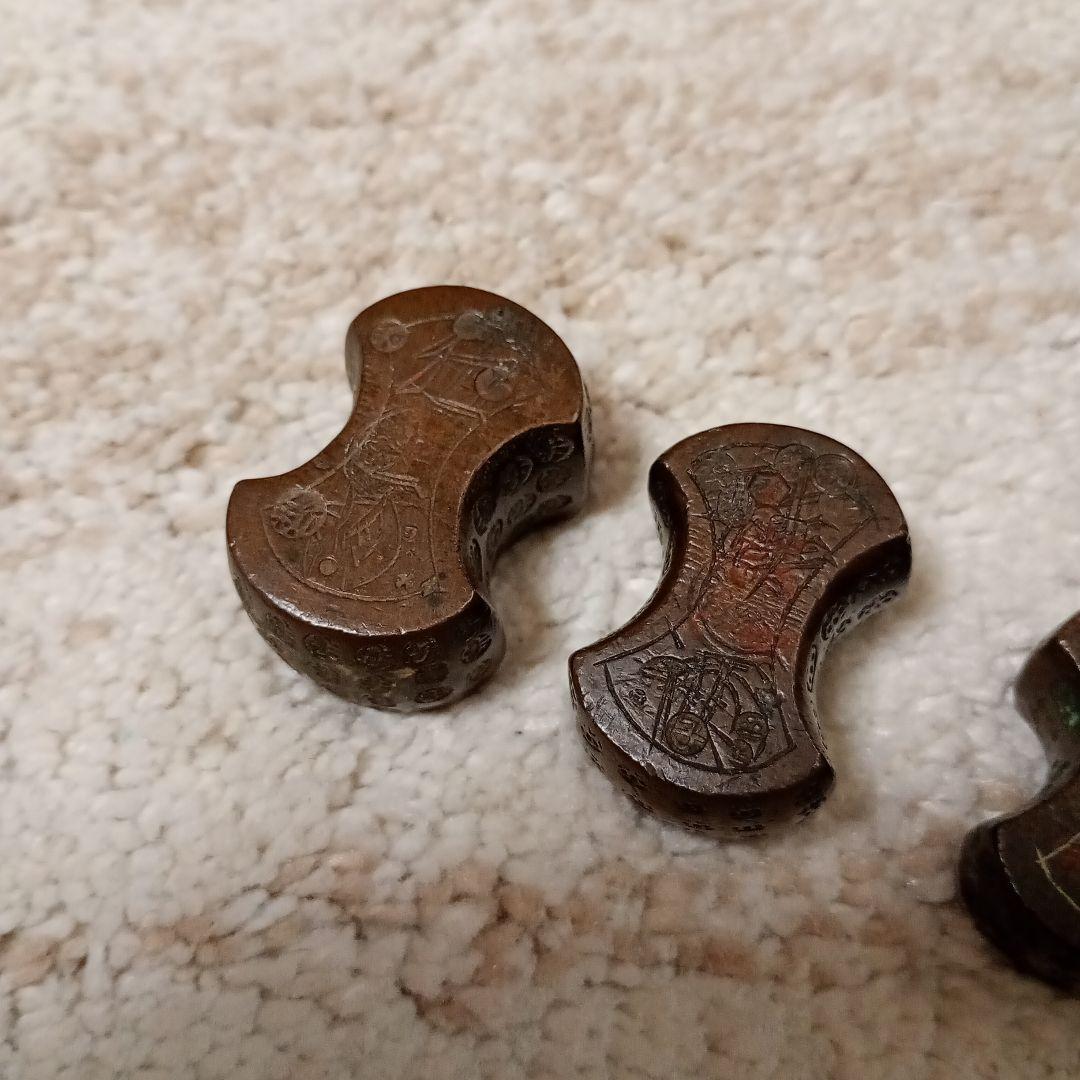 後藤分銅　５種類ーー5両　4両　3両　2両　1両　骨董品