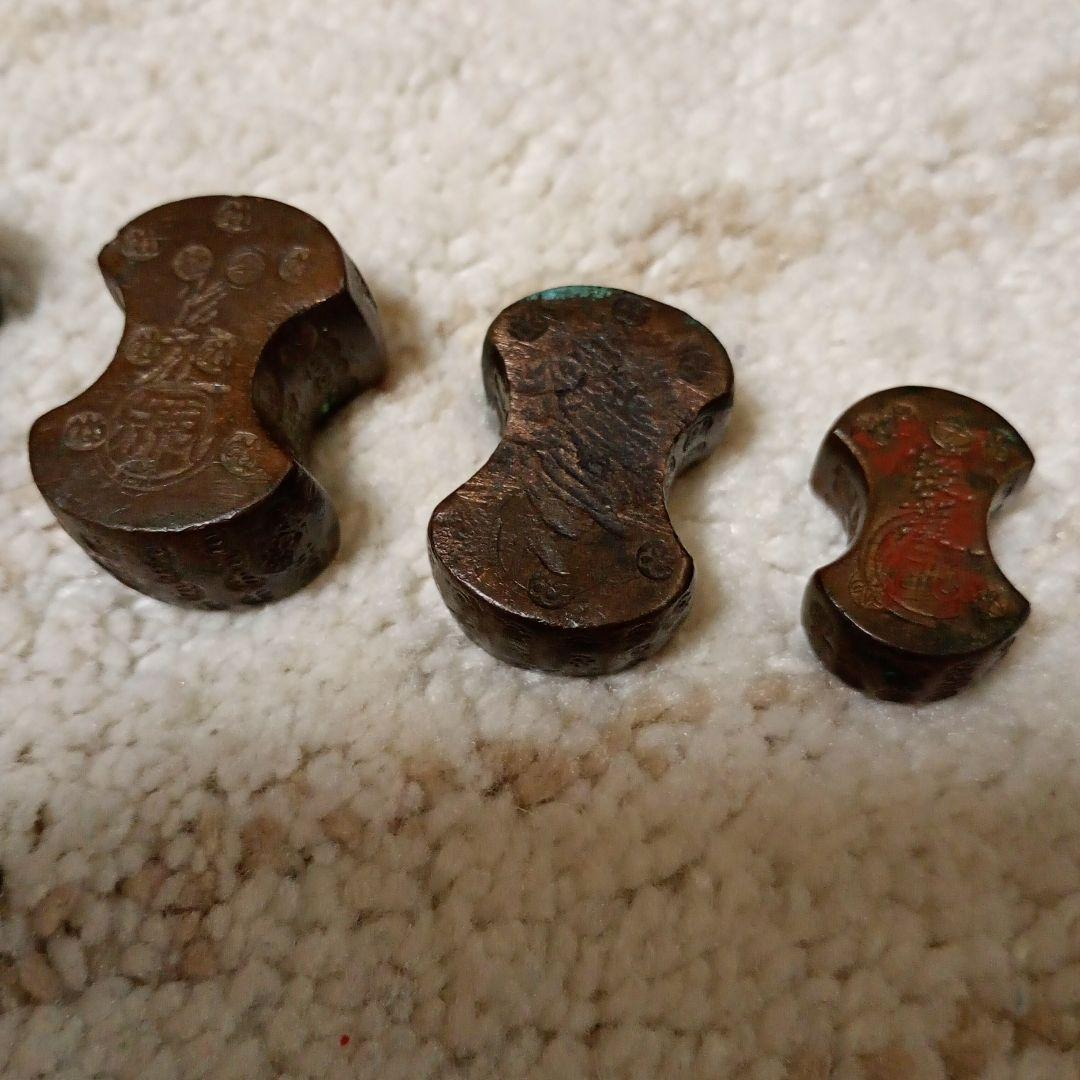 後藤分銅　５種類ーー5両　4両　3両　2両　1両　骨董品