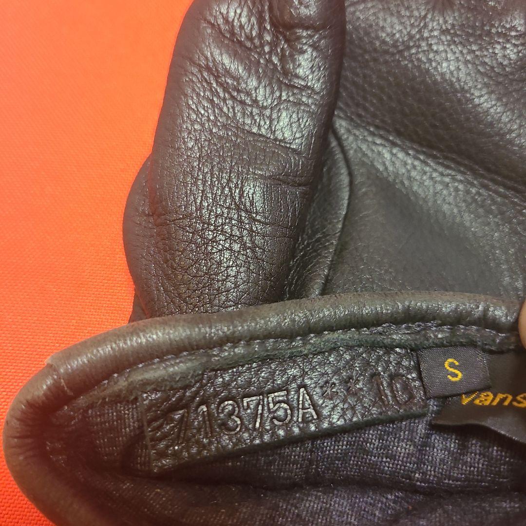 バンソン vanson ショット オールド レザー手袋 S カウレザー