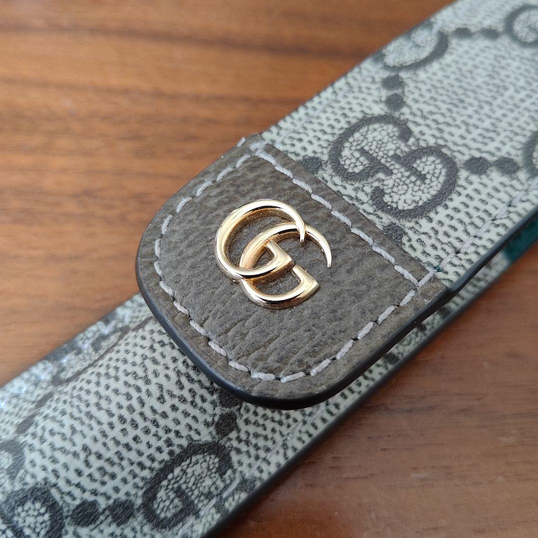 GUCCI ゴールドボールペン GGパターン付き