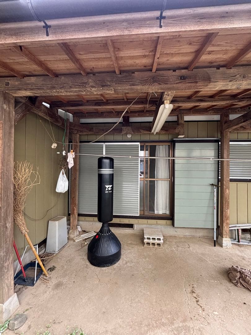 【直渡し限定】BODY RAJA サンドバッグ 黒 185cm@茨城県土浦市付近