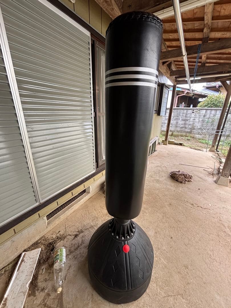 【直渡し限定】BODY RAJA サンドバッグ 黒 185cm@茨城県土浦市付近