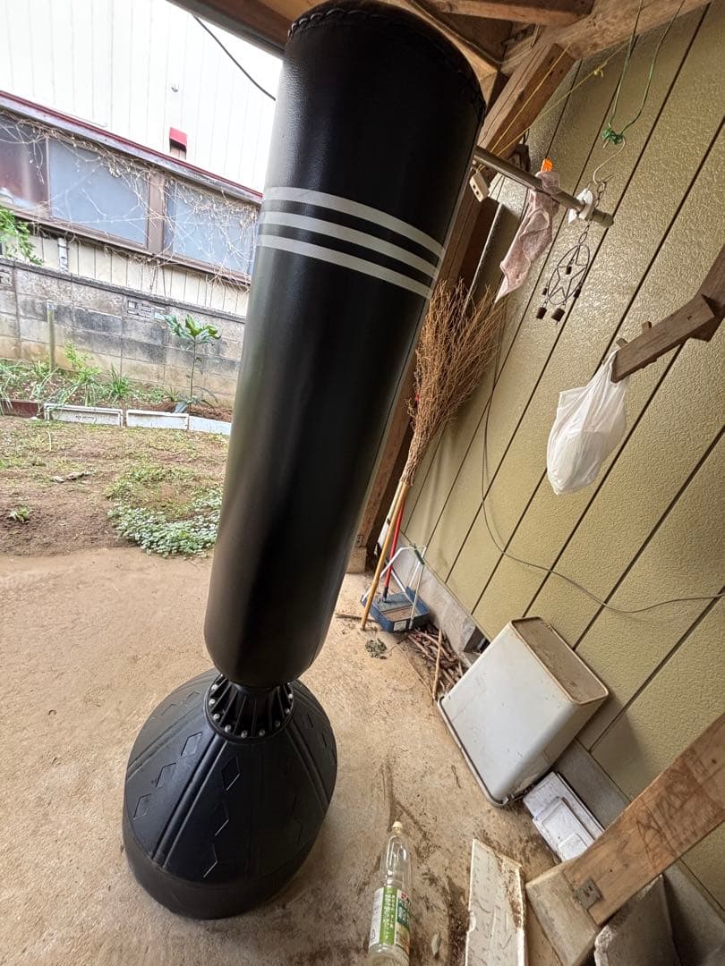 【直渡し限定】BODY RAJA サンドバッグ 黒 185cm@茨城県土浦市付近