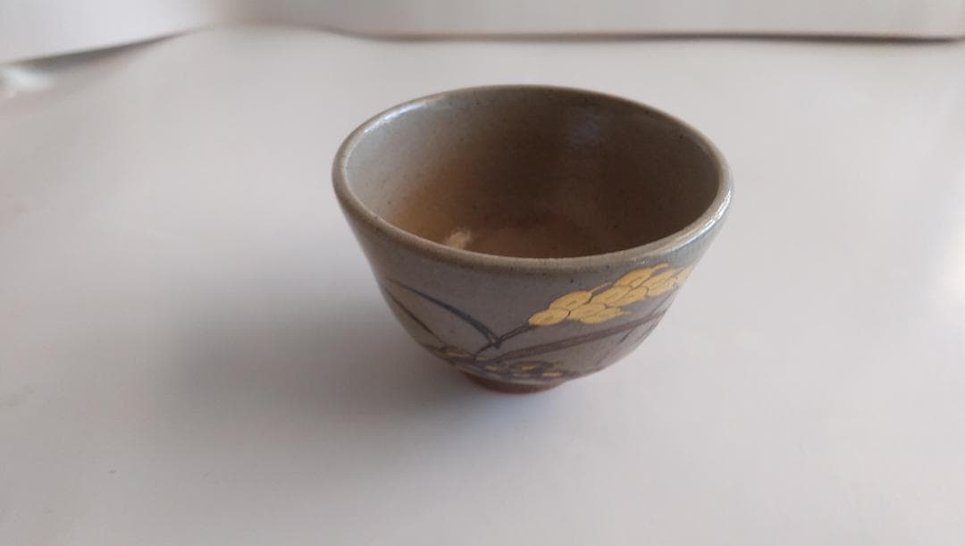 永楽善五郎 十六代 ( 即全 ) 九谷 色絵 金彩 乾山写 寿稲 盃 美品