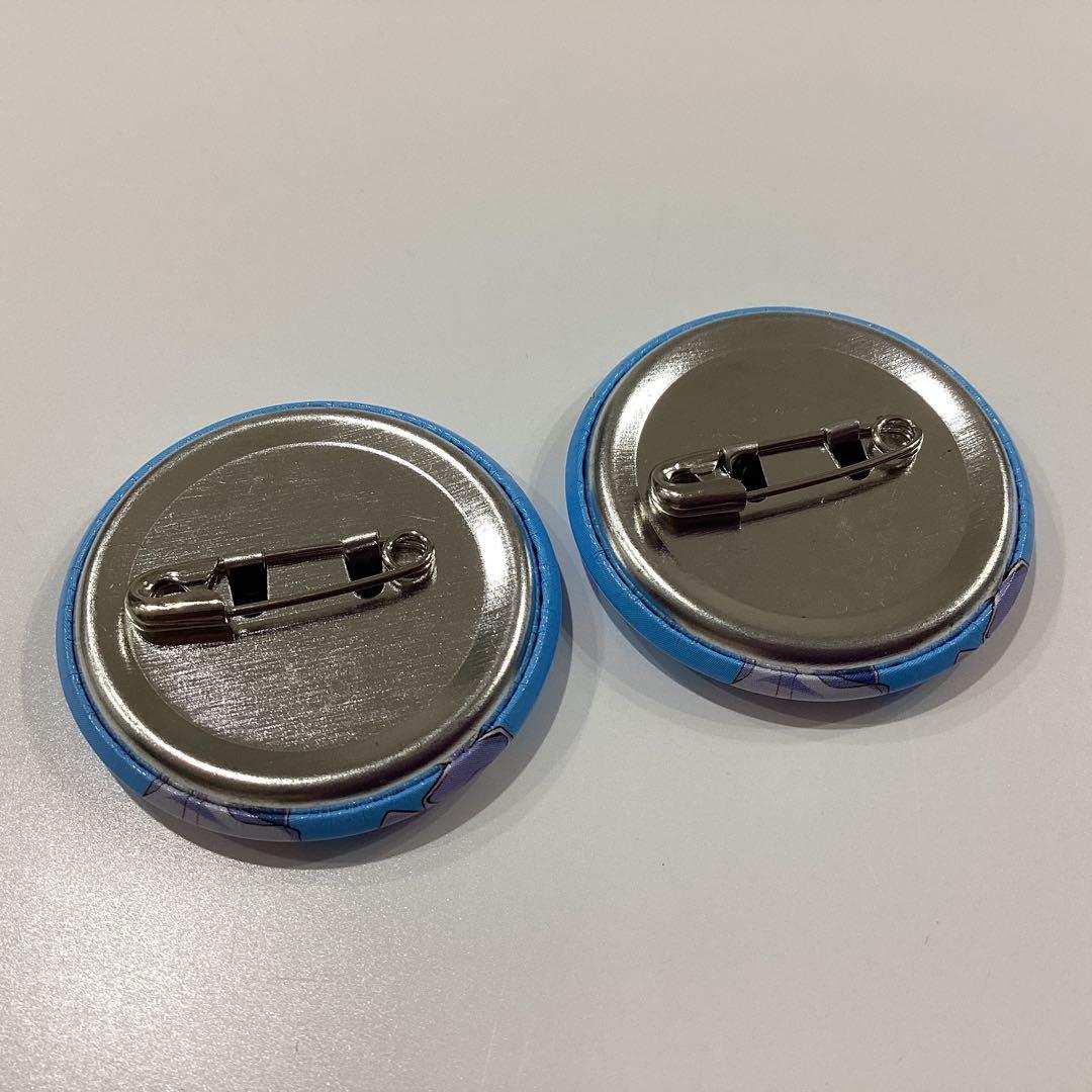 2個セット カラフルピーチ からぴち しまむら 缶バッジ るなさん るな