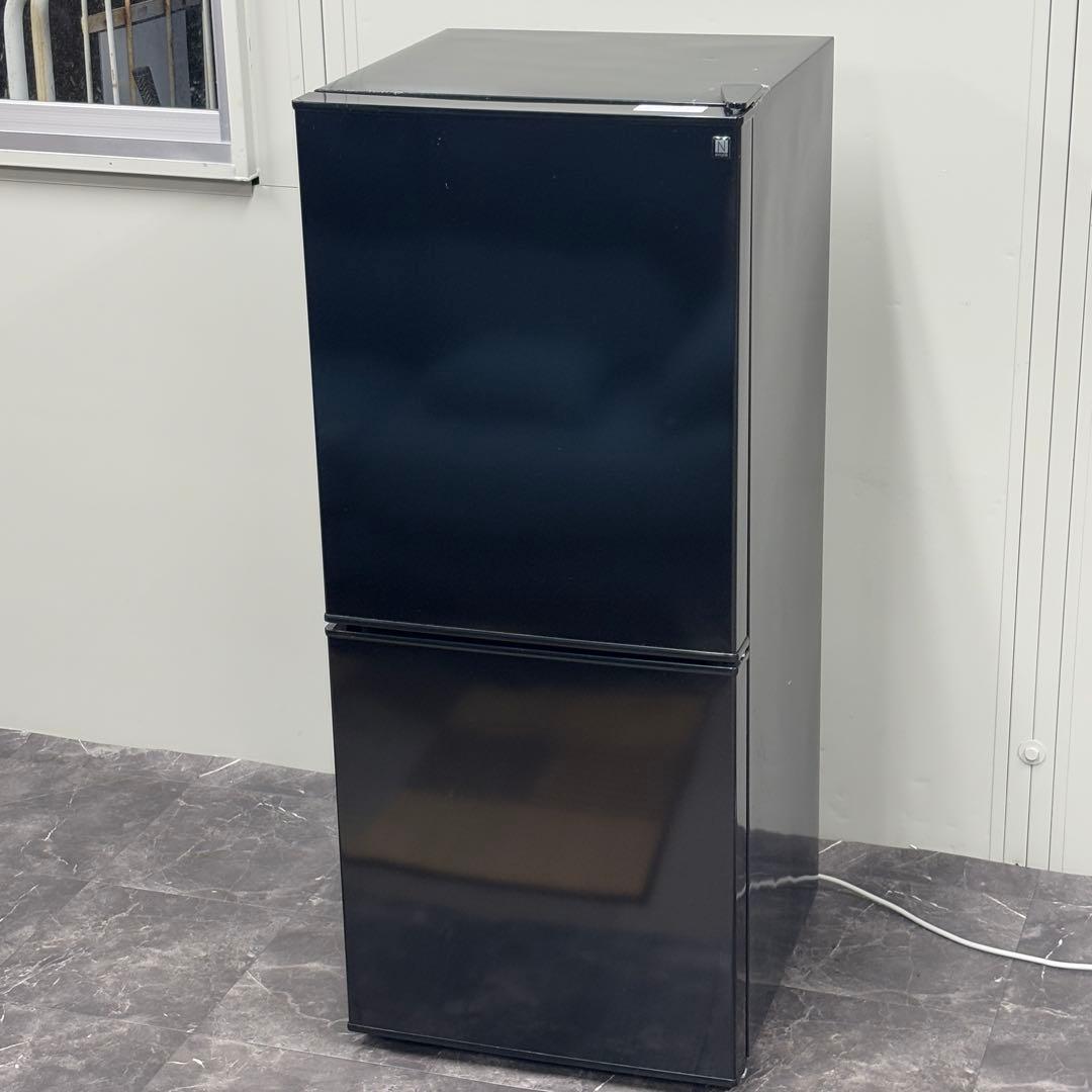 関東送料無料 設置対応 2022 ニトリ 2ドア 106L NTR-106BK