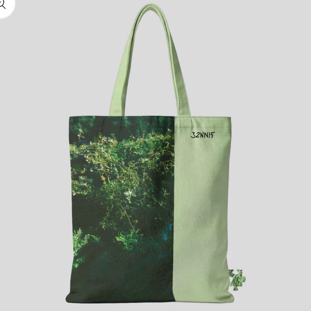 JENNIE 写真展 トートバッグ グリーン ジェニ BLACKPINK