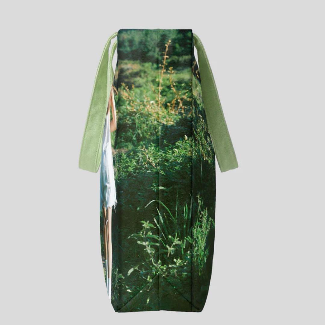 JENNIE 写真展 トートバッグ グリーン ジェニ BLACKPINK