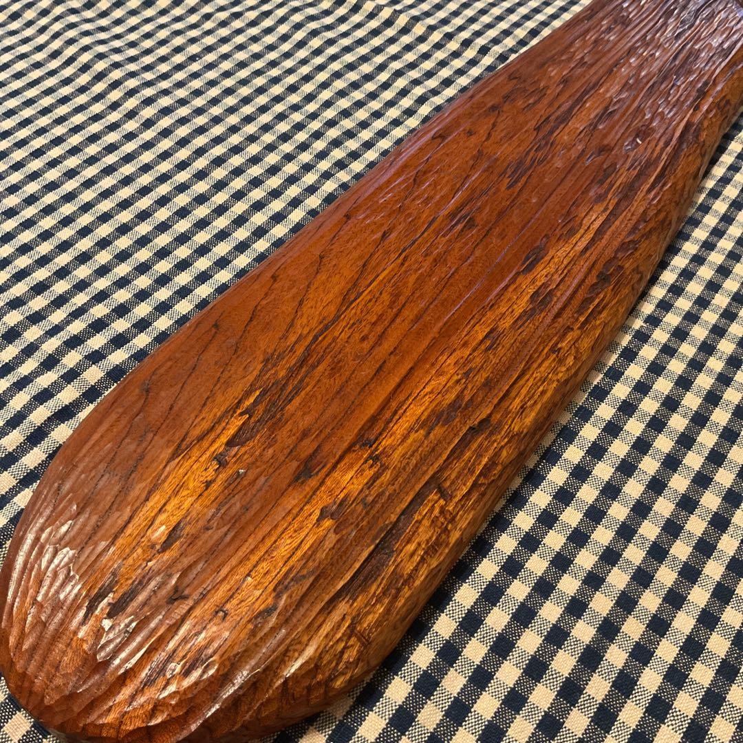 木製　手彫り　短冊掛　テーブルインテリア　値下げ