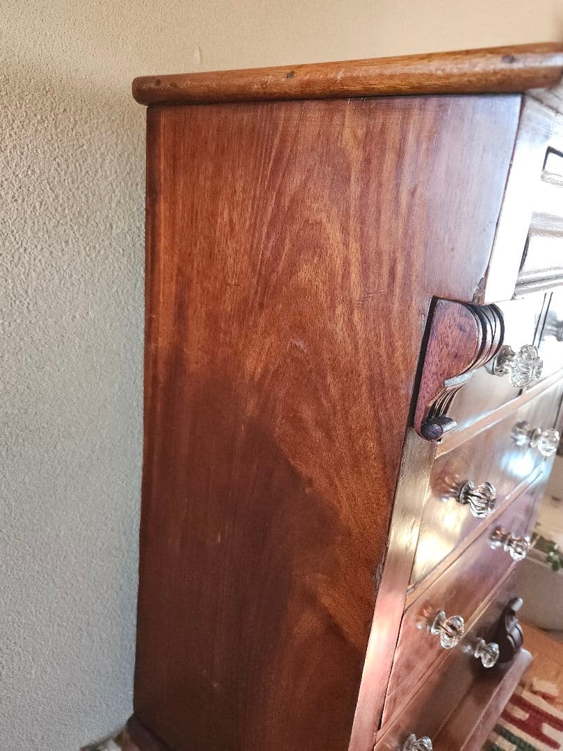 お正月限定価格！アンティーク　小さな　チェスト　イギリス　古い　マホガニー