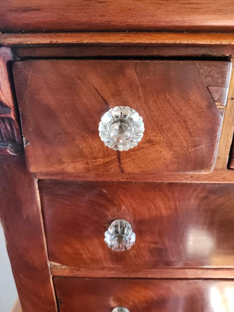 お正月限定価格！アンティーク　小さな　チェスト　イギリス　古い　マホガニー