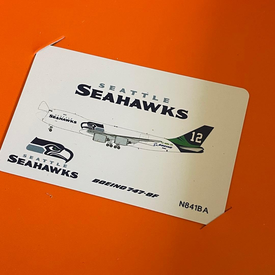 BOEING 747-8F ハウス SEATTLE SEAHAWKS 1:400