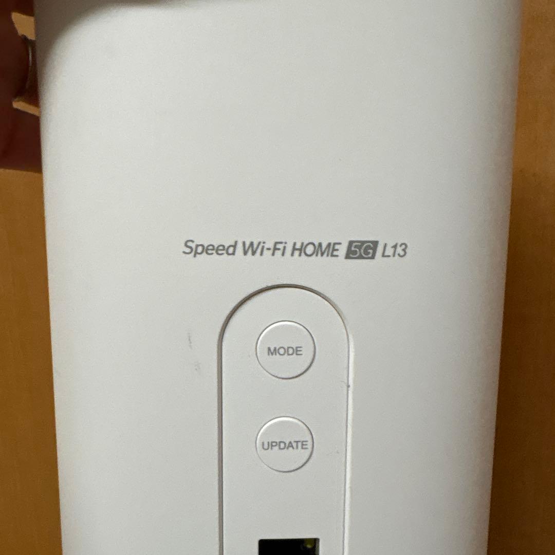 Speed WiFi  5G L13 SIMあり契約状況不明 動作確認済