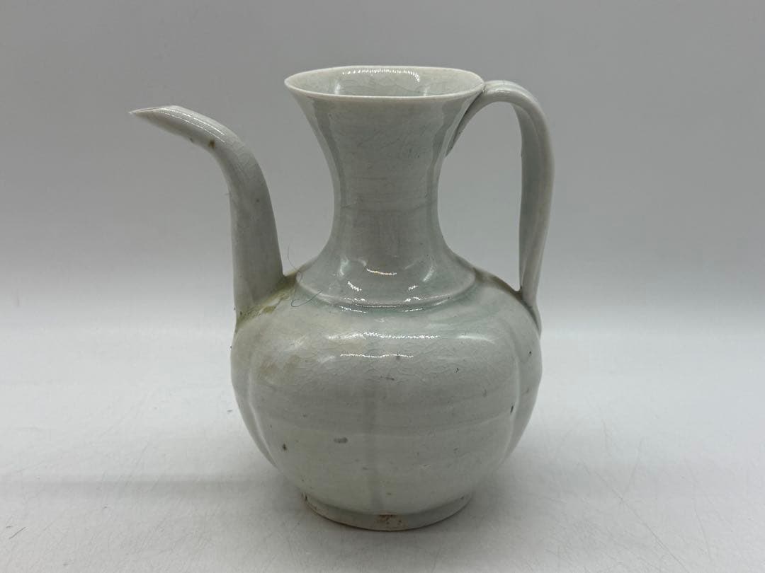 中国　宋時代　青白磁水注　木箱付　送料込み260125