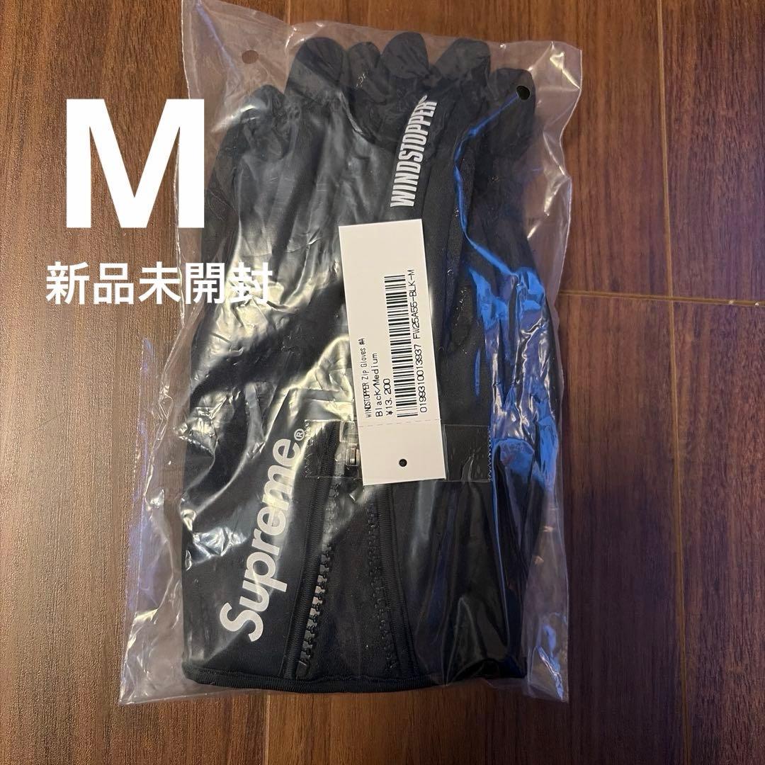 新品Supreme WINDSTOPPER Zip Gloves M
