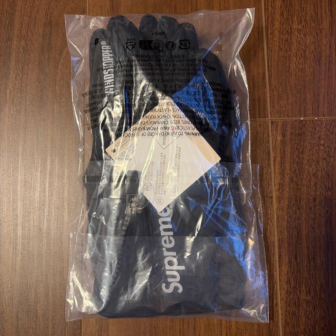 新品Supreme WINDSTOPPER Zip Gloves M