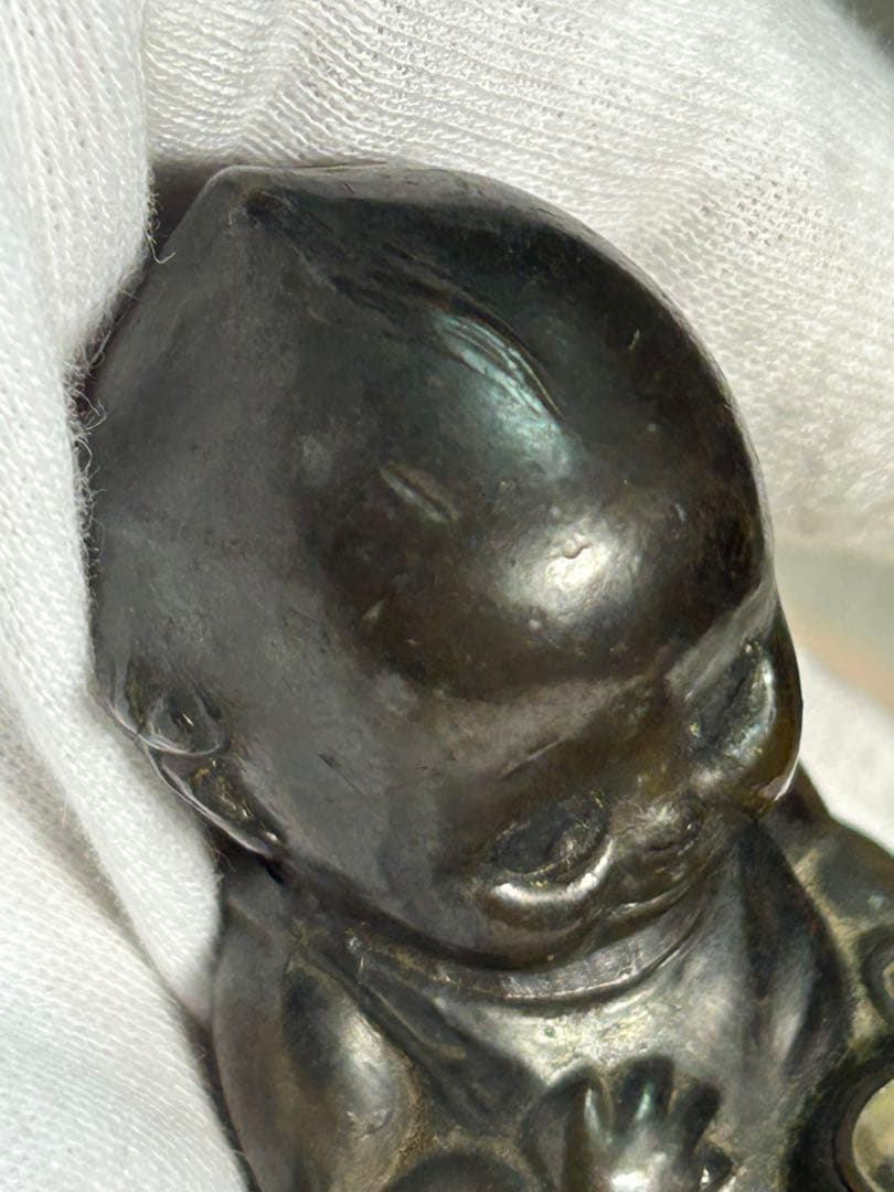 昭和レトロ　ビンテージ　キューピー 方位磁石　時代　置物　人形