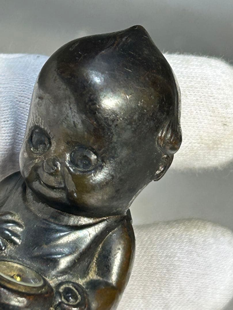 昭和レトロ　ビンテージ　キューピー 方位磁石　時代　置物　人形