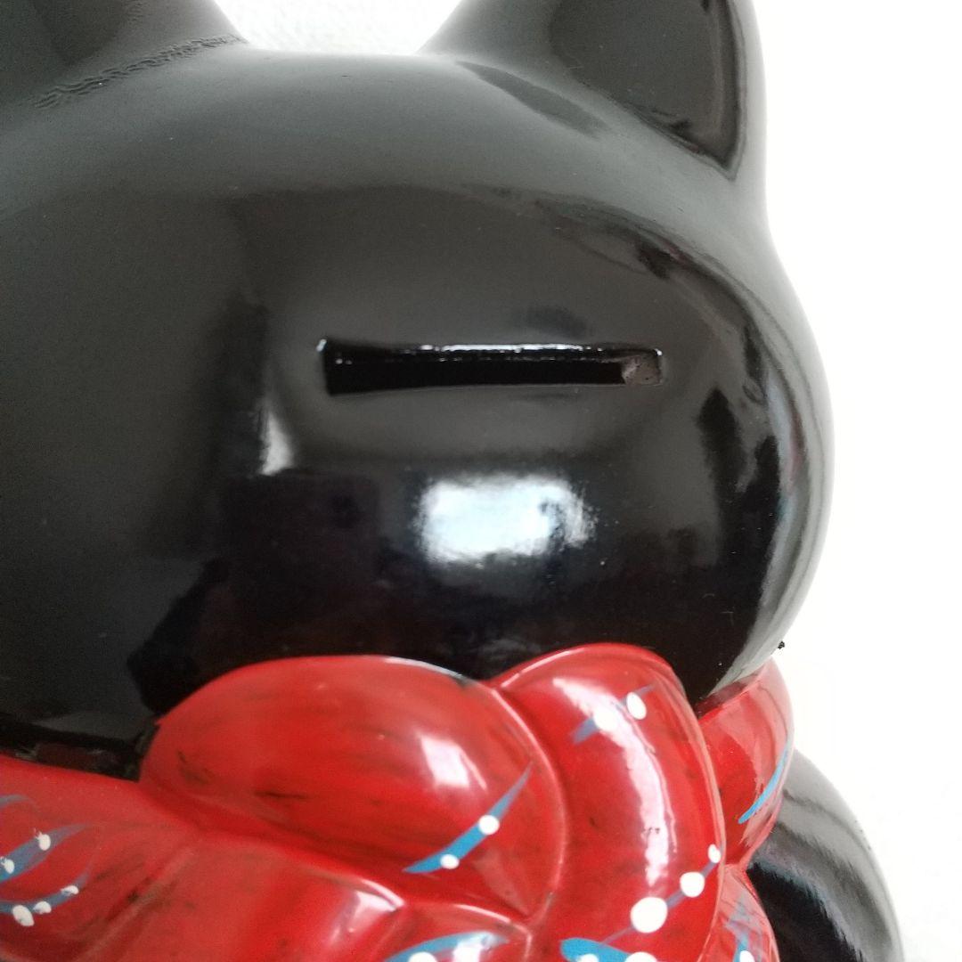 常滑焼　開運　招き猫　置物　貯金箱　見映えする大きな33cm