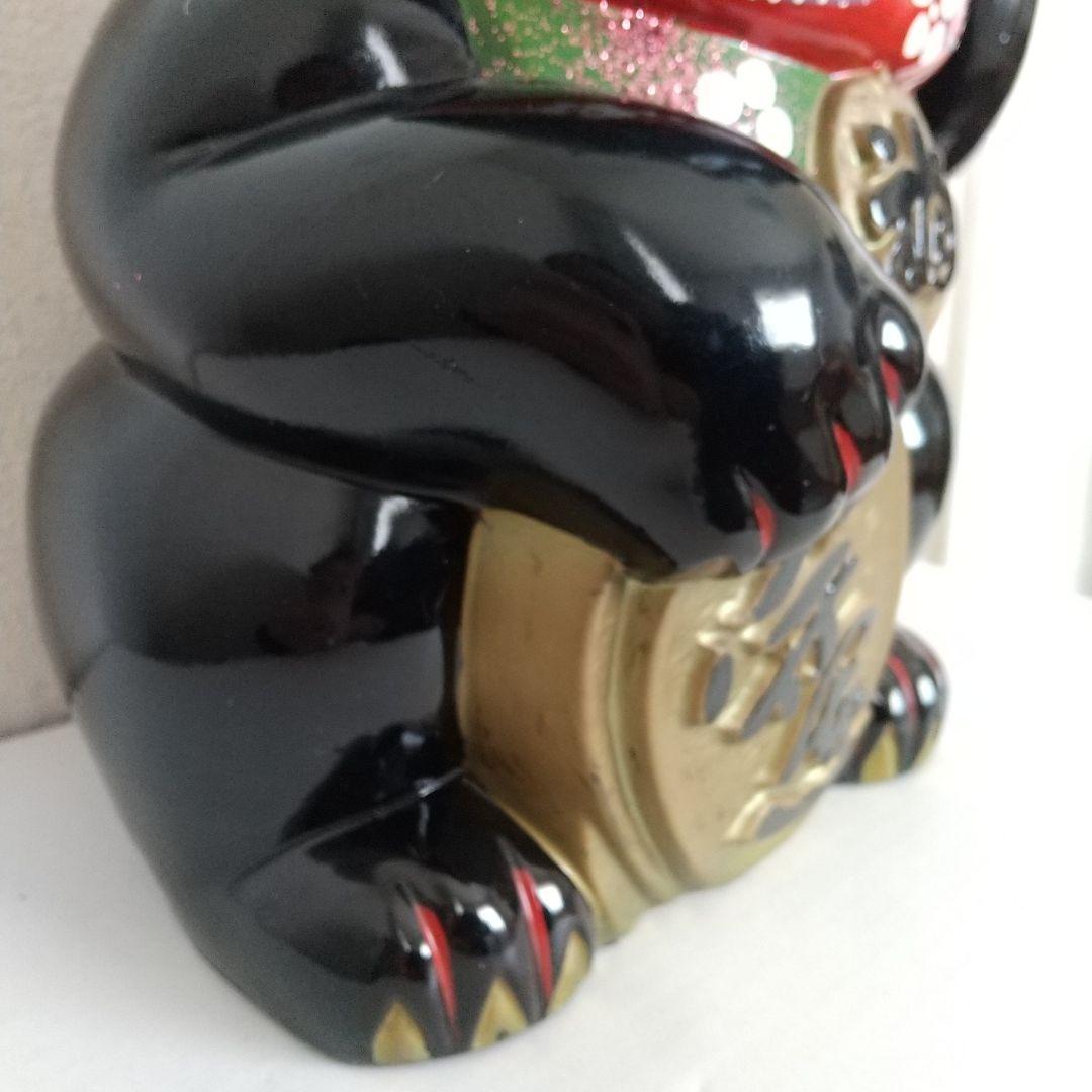 常滑焼　開運　招き猫　置物　貯金箱　見映えする大きな33cm