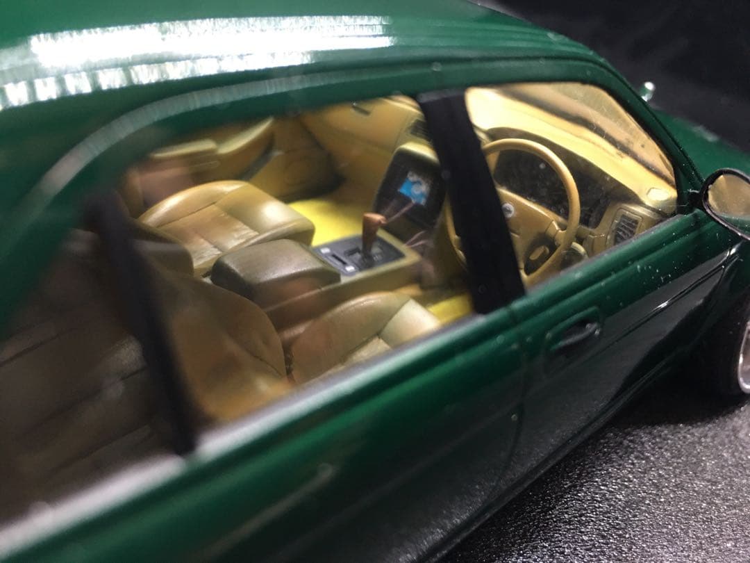 旧車VIPカープラモデル完成品1／２４アオシマ２３シーマ