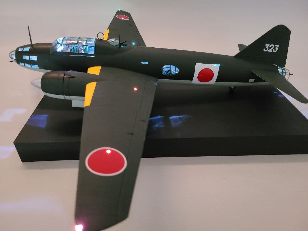 一式陸上攻撃機 リアルモーターライズ完成品 タミヤ1/48
