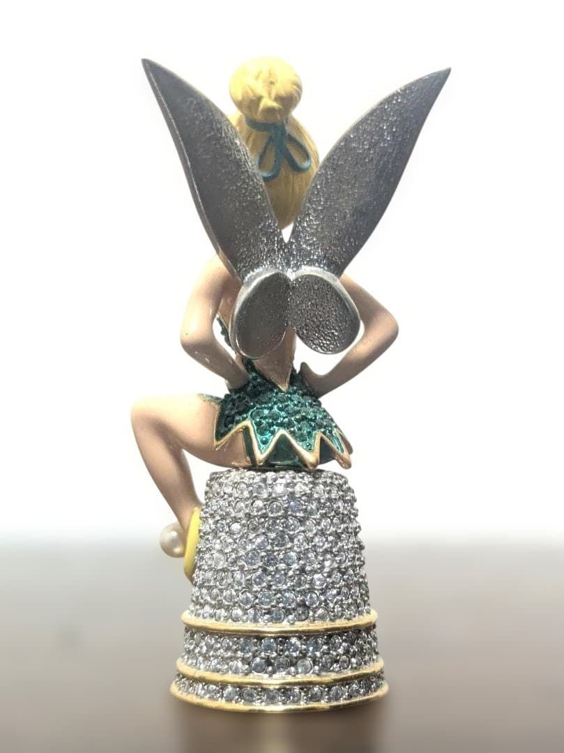 送込レア！アリバスブラザーズ限定品ティンカーベル人形スワロフスキー指ぬき