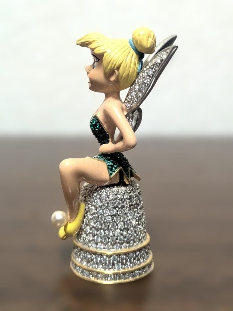 送込レア！アリバスブラザーズ限定品ティンカーベル人形スワロフスキー指ぬき