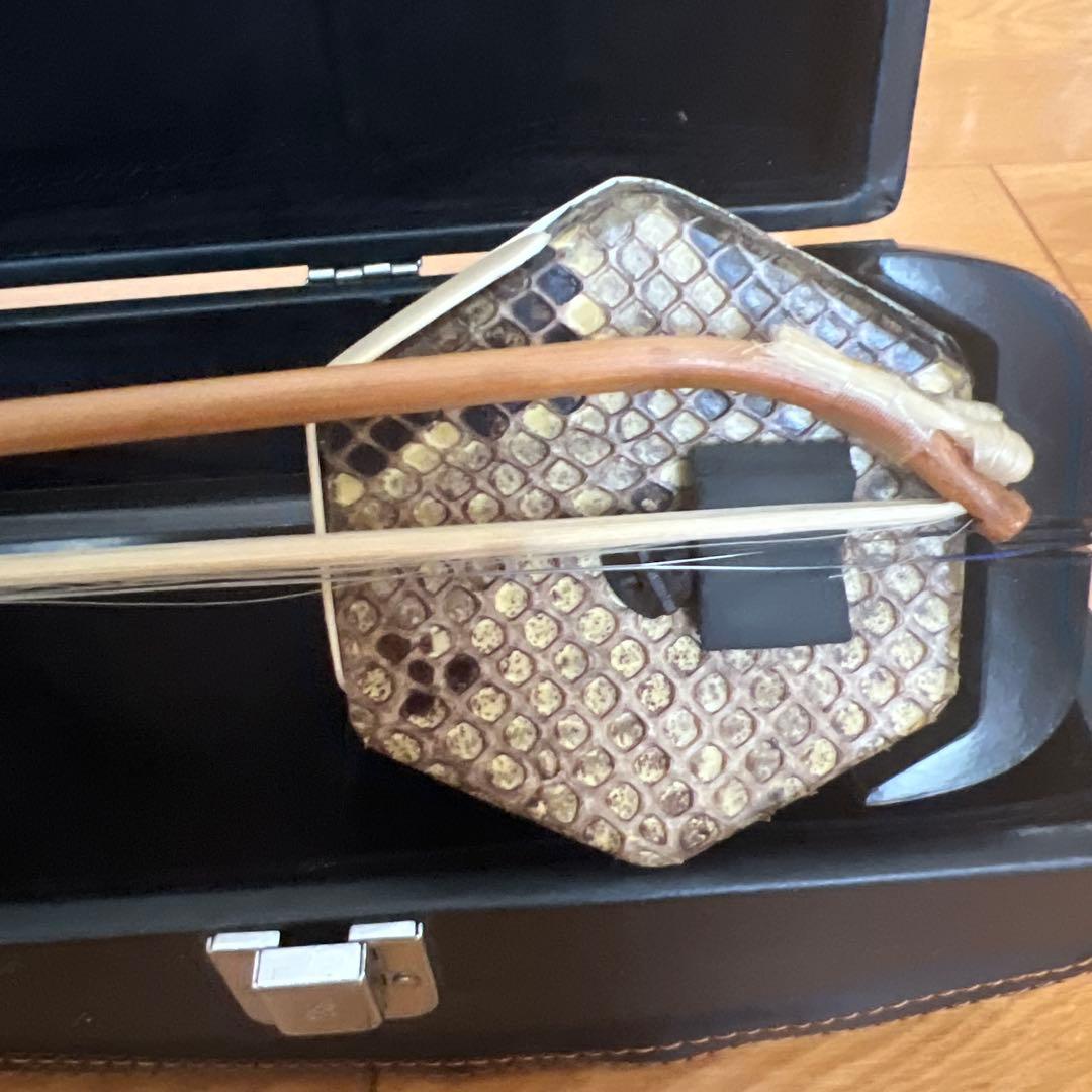 【超美品】二胡セット ケース・弓・付属品付き