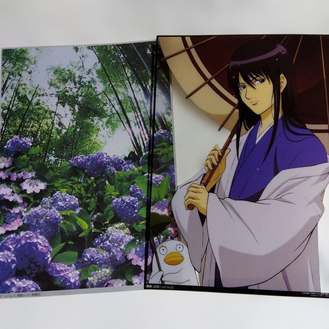 銀魂CellDXカード/背景シート紫陽花　桂　小太郎