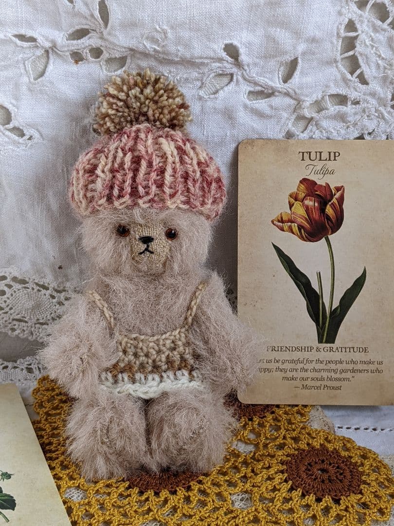 【t】小さいテディベア　14cm