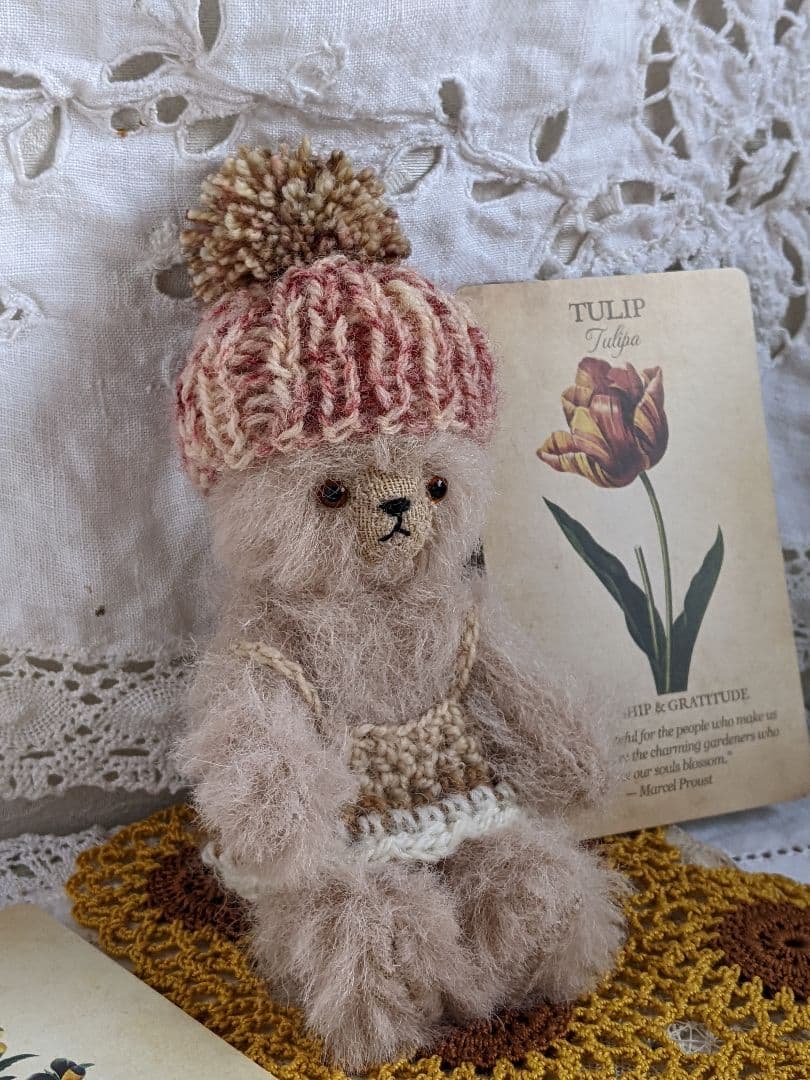 【t】小さいテディベア　14cm