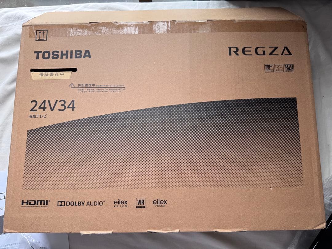 TOSHIBA REGZA 24V34 液晶テレビ 24インチ　レグザ