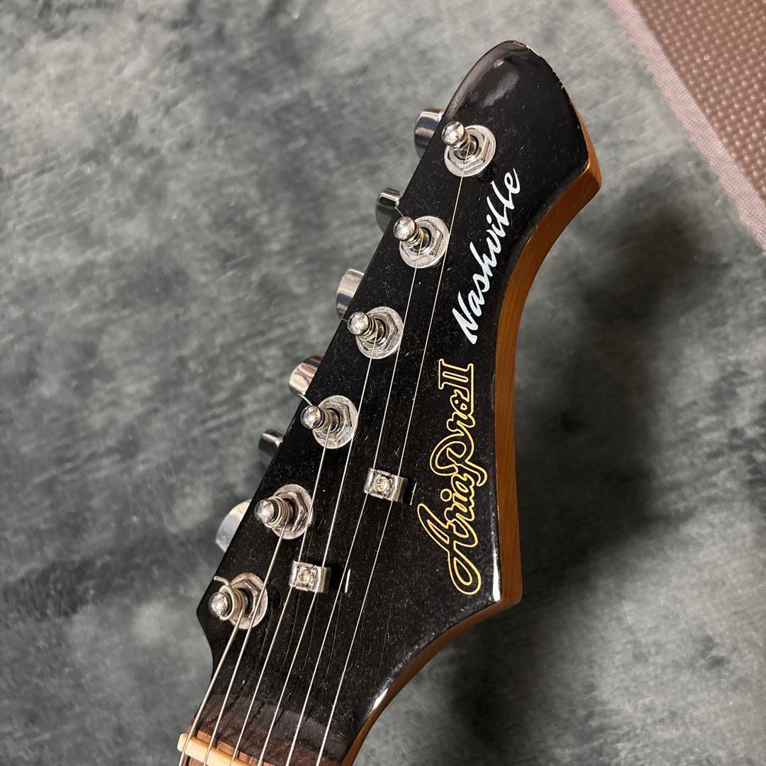 AriaPro II 615-BLACK テレキャスター