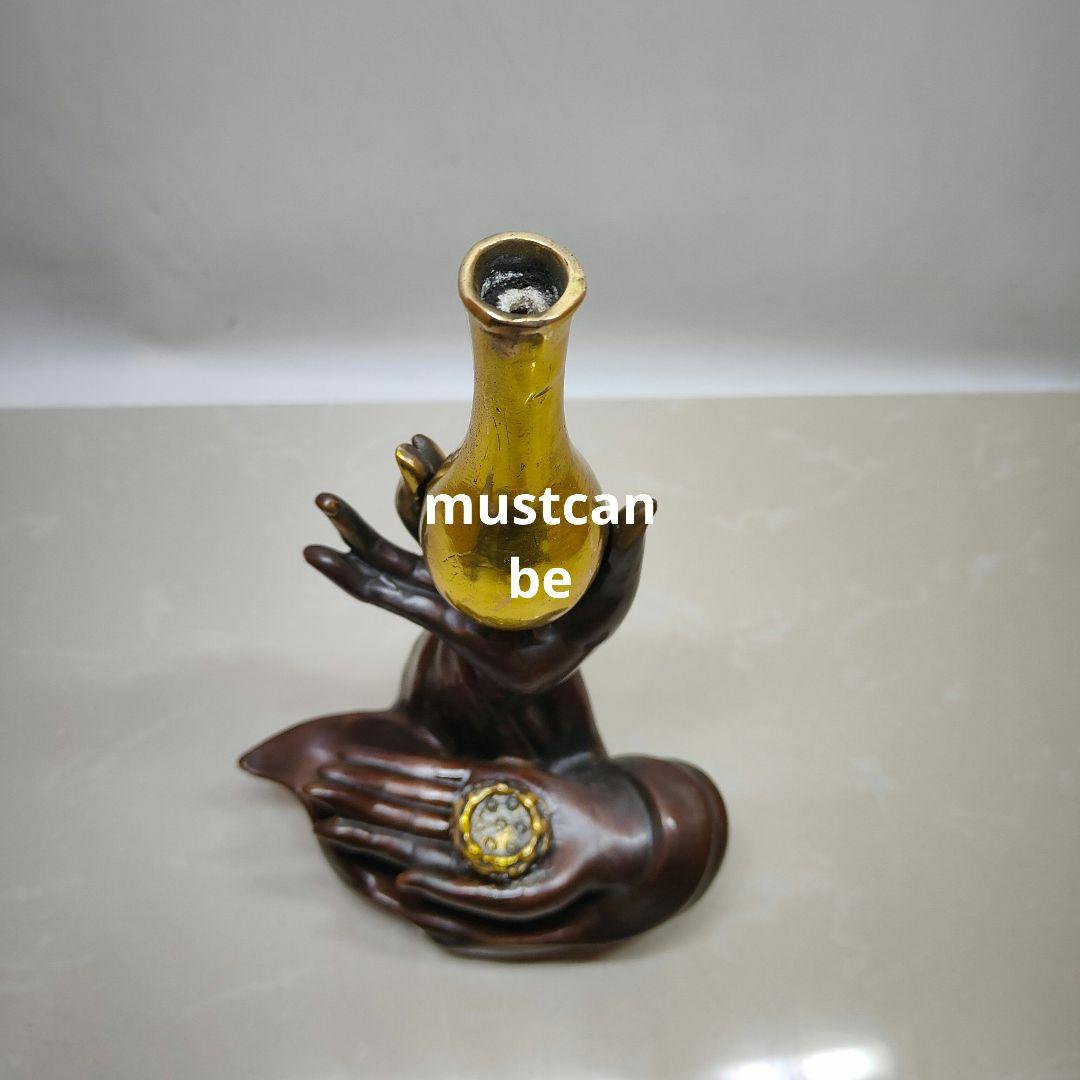 銅器 仏手倒流香 香道具 客間 茶室 薫香炉 装飾品 工芸品 置物