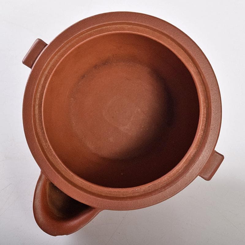 中国　中国宣興銘　紫砂　朱泥　宝瓶　急須　茶壷　V　R8282