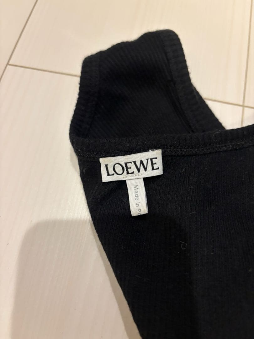 LOEWE ブラック タンクトップ ［確実正規品］