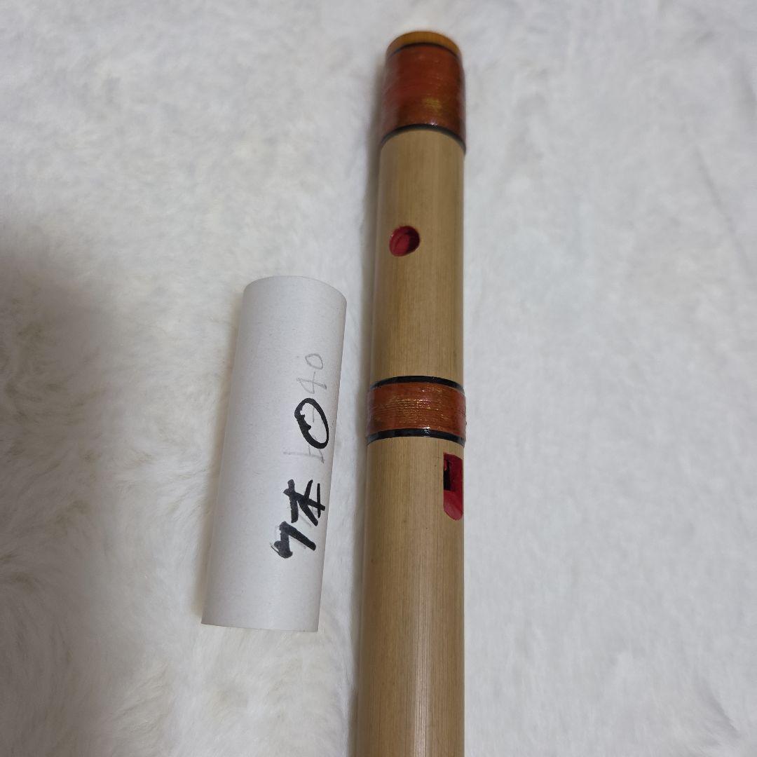 石見神楽を奏でる篠笛　父の手作り　竹製 篠笛 6穴 ナチュラルカラー