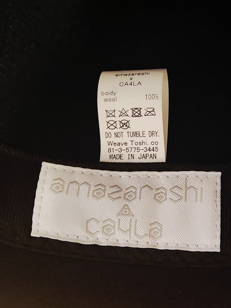 【EX】【新品未使用】amazarashi×CA4LA コラボハット