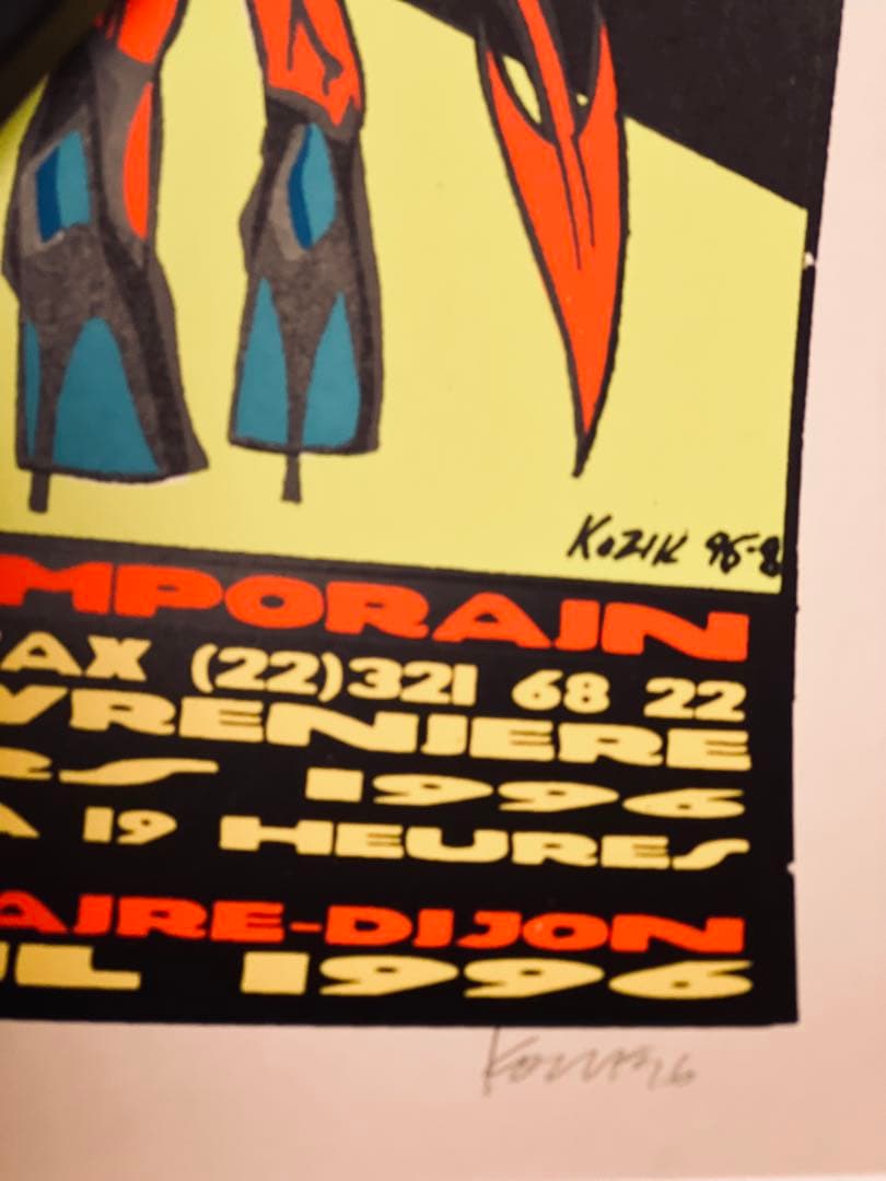 Frank Kozik Swiss Art Show シルクスクリーンポスター