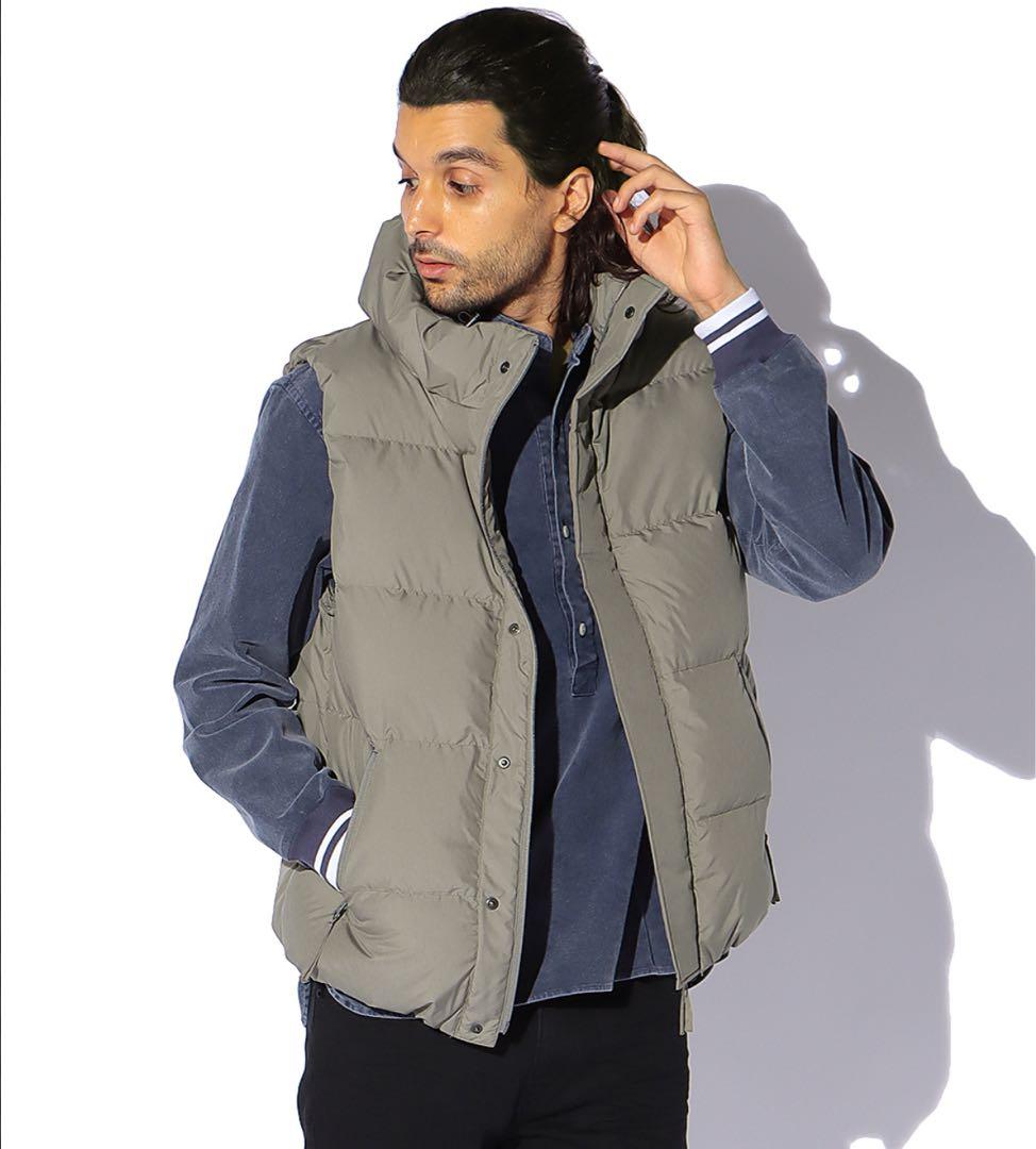 The Duffer ダウンベスト Mサイズ　ブラック