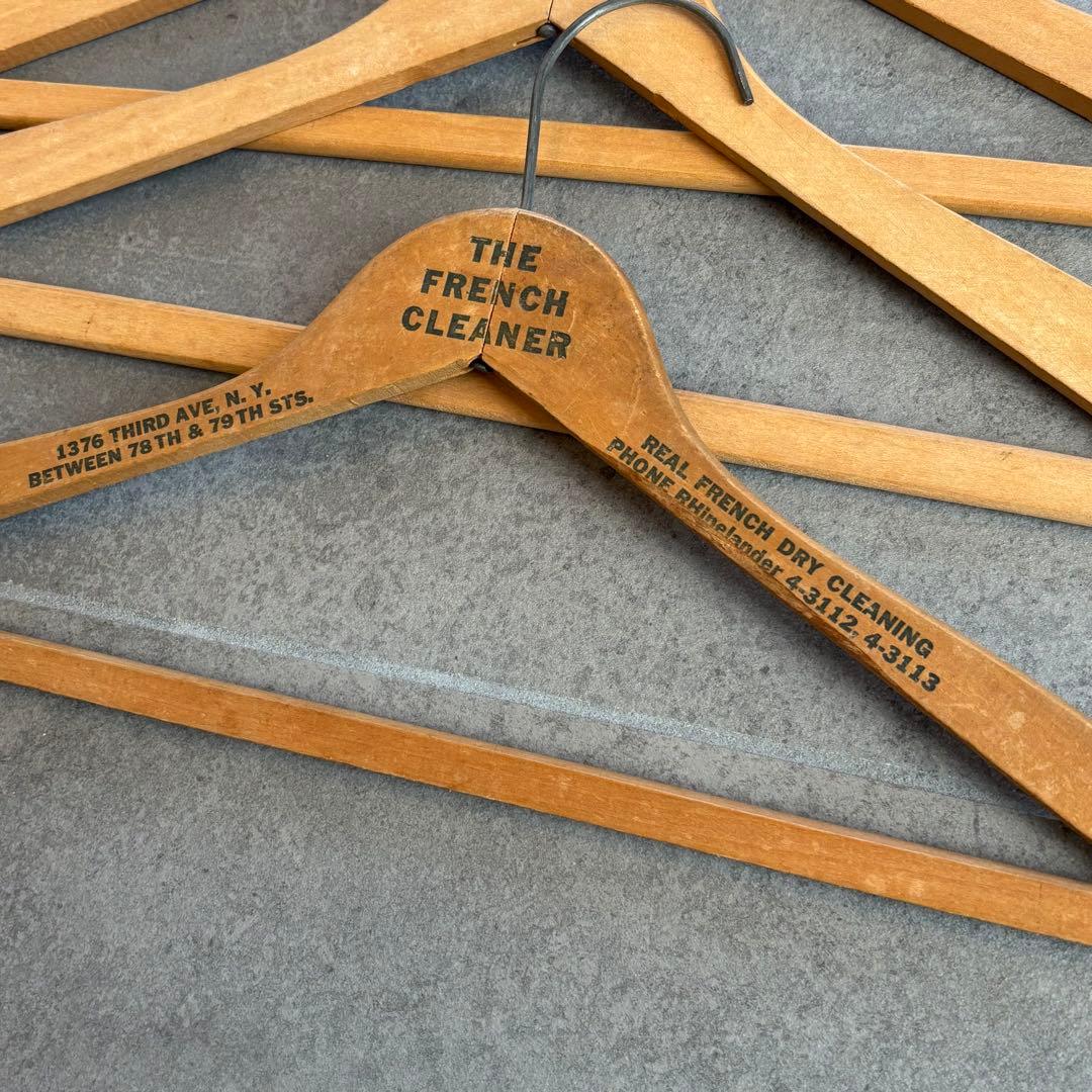 ビンテージ ウッド ハンガー 木製 アメリカ アンティーク