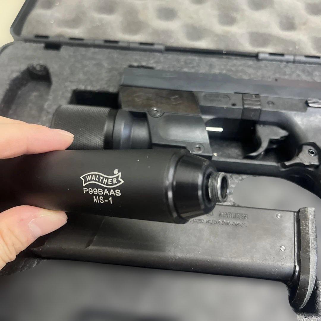 マルゼン　P99 FS(Fixed Slide)　ガスガン　 BB弾付き