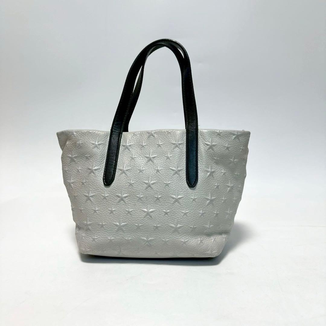 u50【美品】保存袋付　ジミーチュウ　スターエンボスミニサラ2wayショルダー.