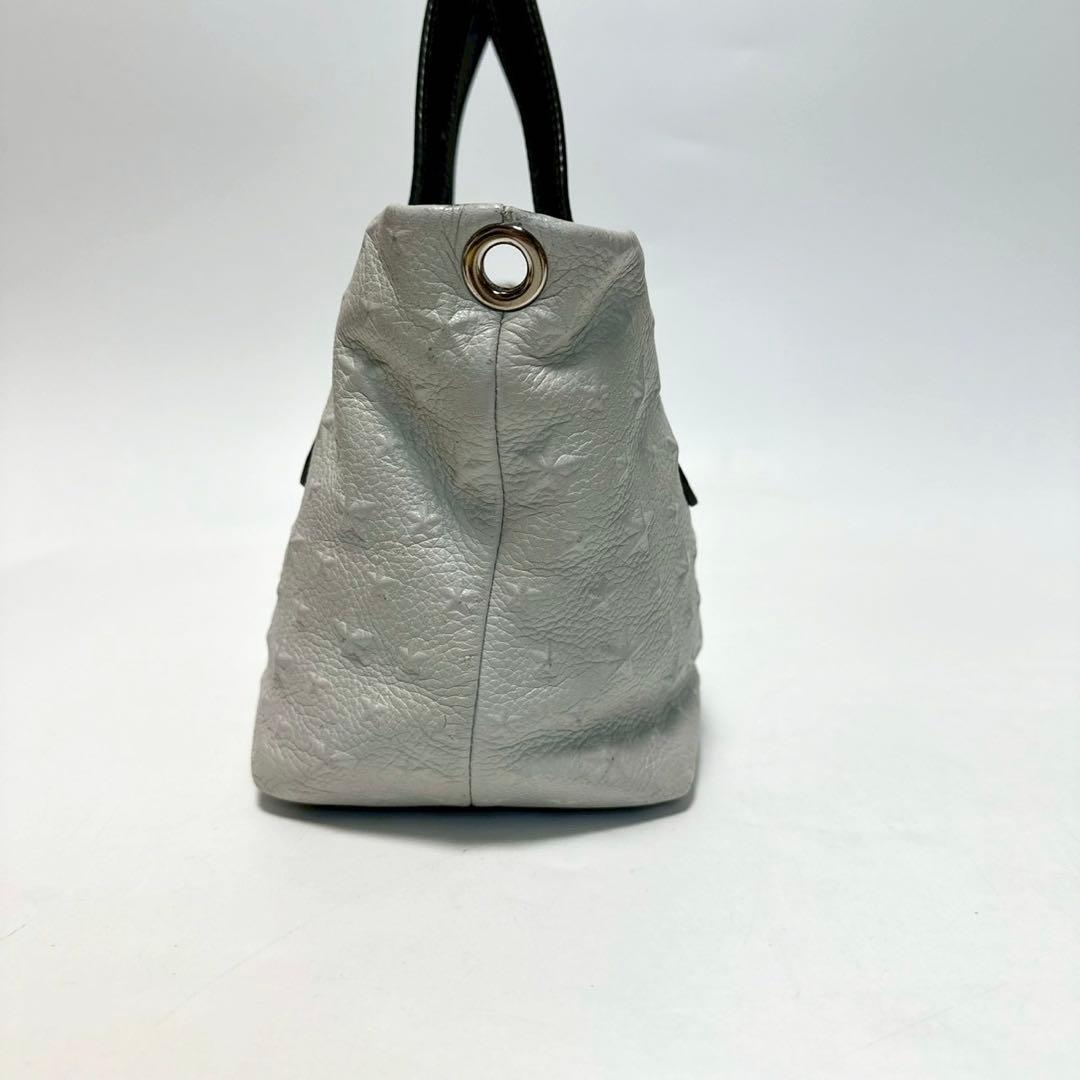 u50【美品】保存袋付　ジミーチュウ　スターエンボスミニサラ2wayショルダー.