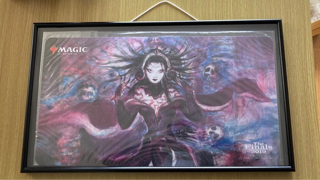 特注額縁付きThe Finals 2019 プレイマット 戦慄衆の将軍、リリアナ
