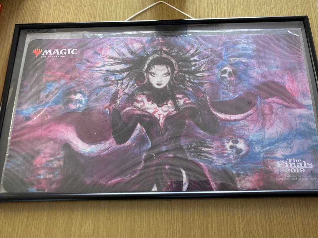特注額縁付きThe Finals 2019 プレイマット 戦慄衆の将軍、リリアナ