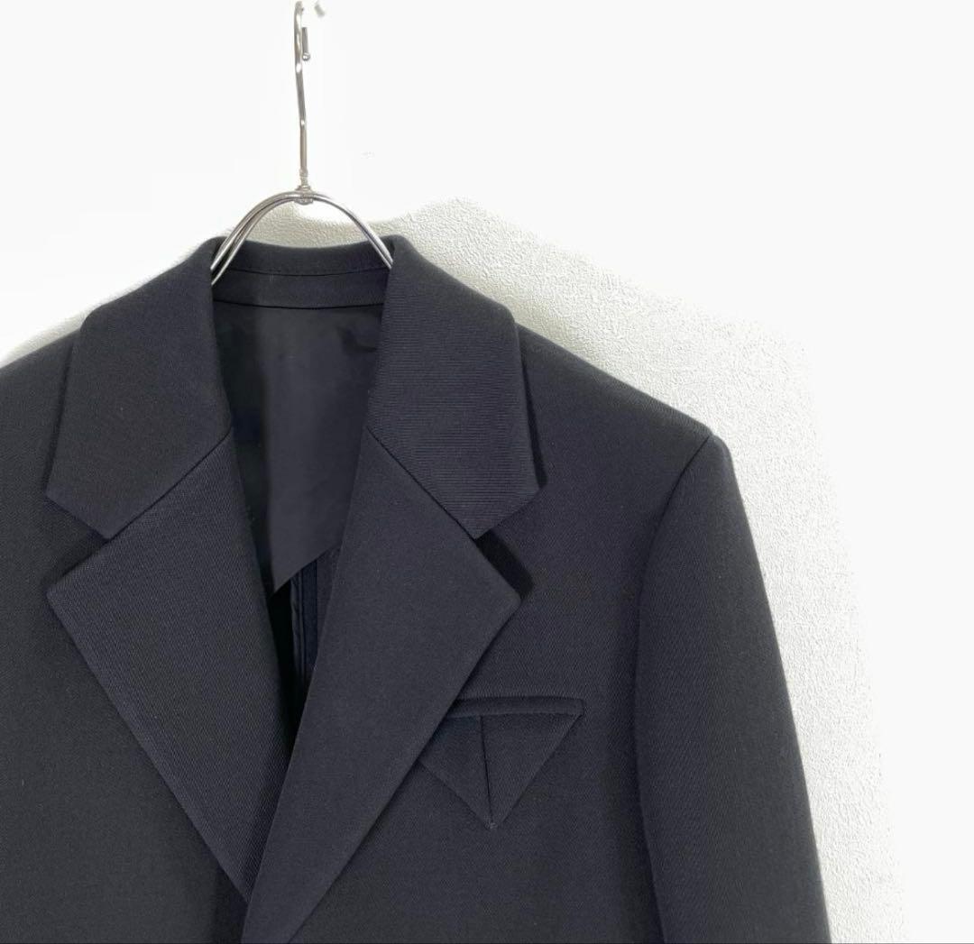 BOTTEGA VENETA ボッテガヴェネタ シングルブレストコート　ブラック