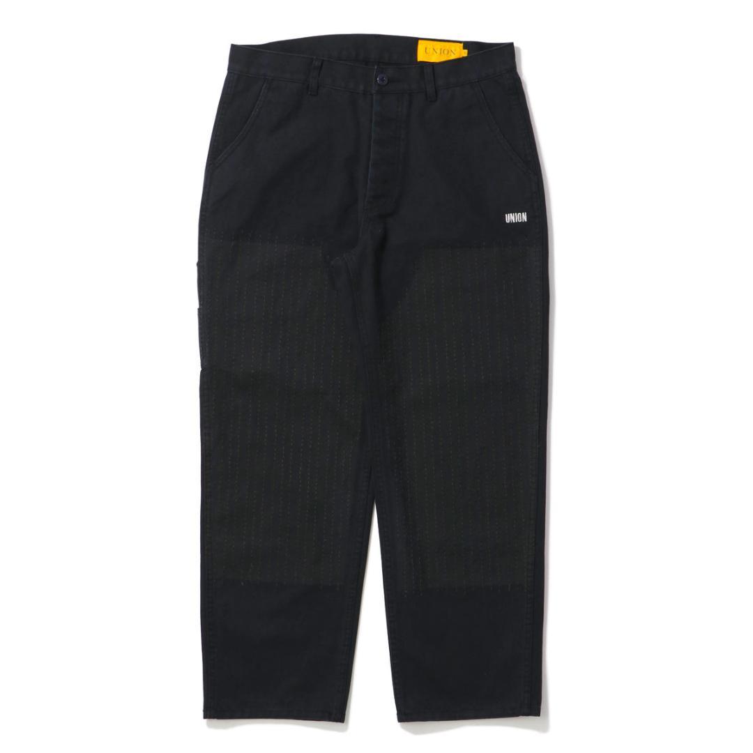 ユニオン オリジナル パンツ Mサイズ チノパン ダブルニー ブラック