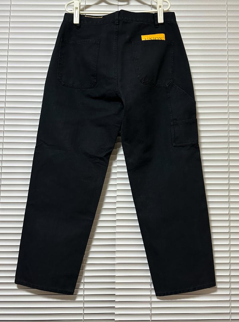 ユニオン オリジナル パンツ Mサイズ チノパン ダブルニー ブラック